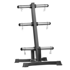 Weight Plate Rack Home Gym Barbell Storage Stand 2 inch 1000 lbs Capacity