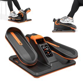 Mini Electric Elliptical Machine with Electric and Resistance Mode, App Control for Under Desk Leg Seated Exerciser, Home Workout Equipment